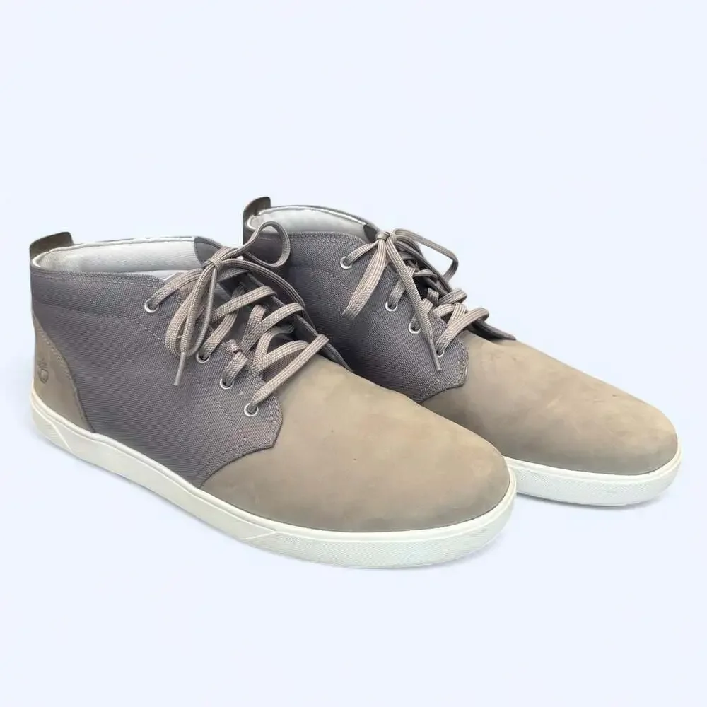 Timberland A1GIF Gray Suede Chukka Sneakers